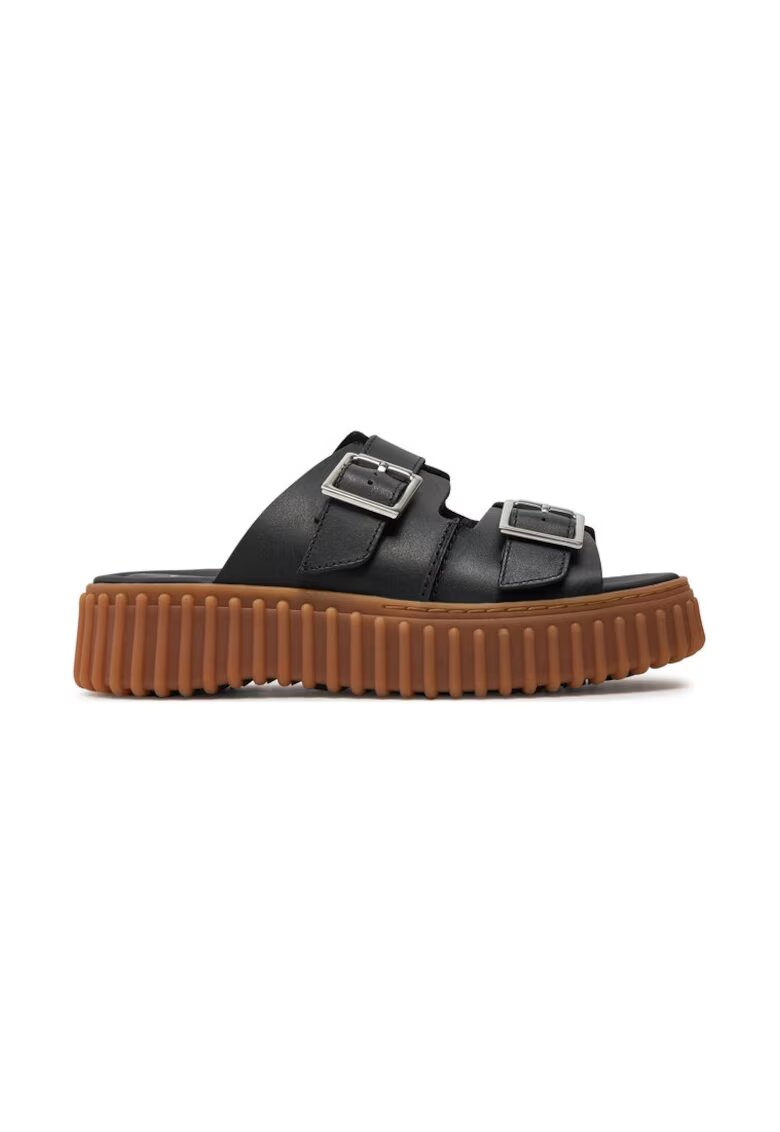 Clarks Slapi dama - 303500 - Piele naturala - Negru -