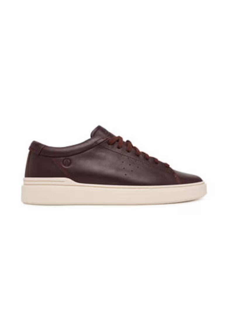 Clarks Tenisi barbatesti - piele naturala - maro inchis
