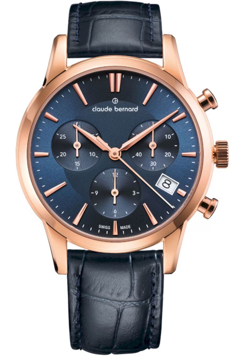 Claude Bernard Ceas de dama 10231 37R BUIR - Analog - Otel inoxidabil - 5 ATM - Albastru
