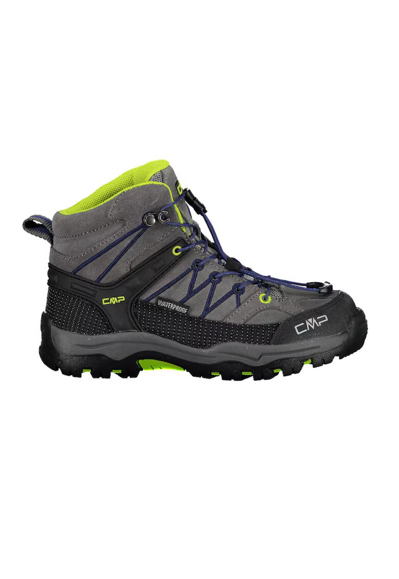 CMP Bocanci copii Rigel Mid Trekking 3Q12944 - Gri/Lime - Gri