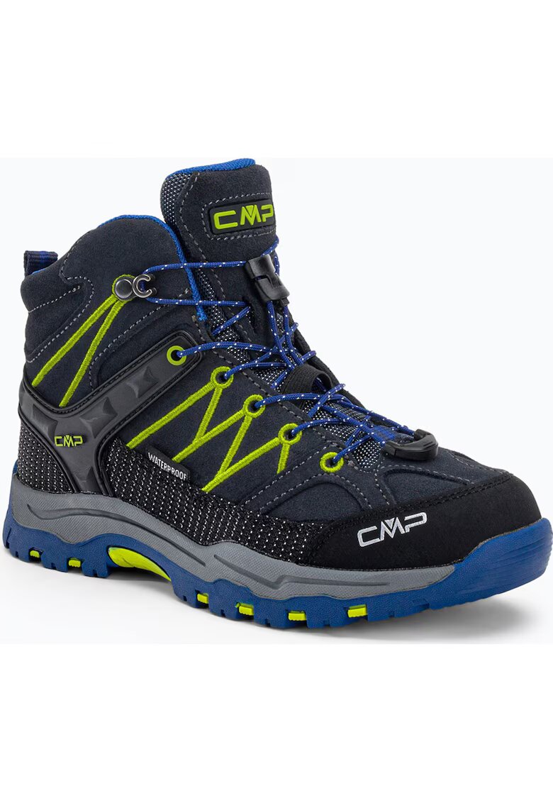 CMP Bocanci de trekking pentru copii - Rigel Mid - Piele naturala - Multicolor
