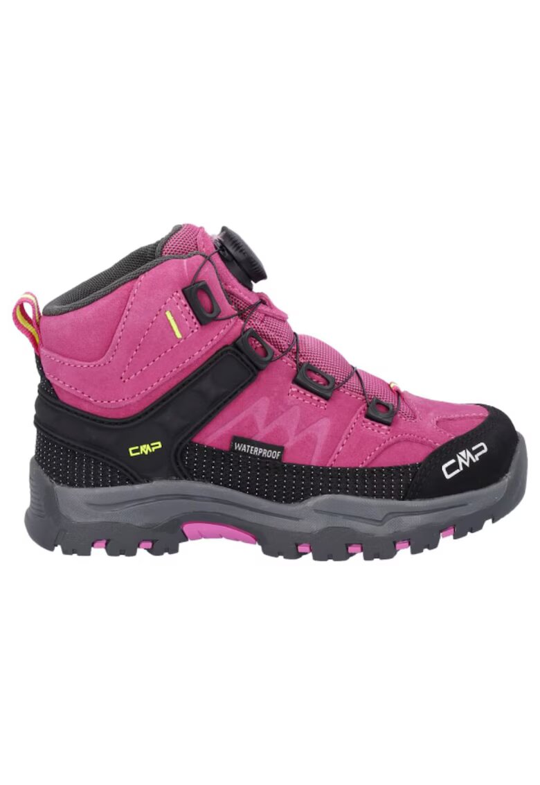 CMP Bocanci trekking copii Kiruna Mid FitGo FW 2024 Roz/Negru - Roz