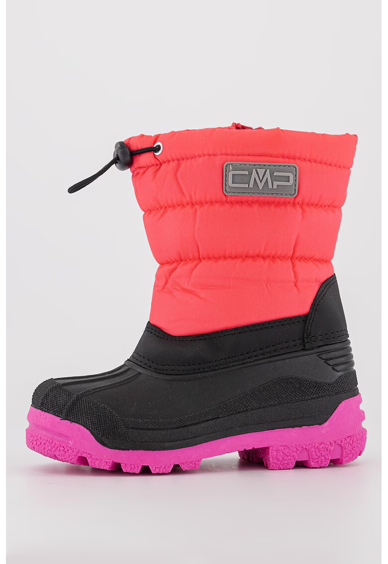 CMP Cizme mid-calf de iarna cu segment matlasat Sneewy - Negru/Roz aprins