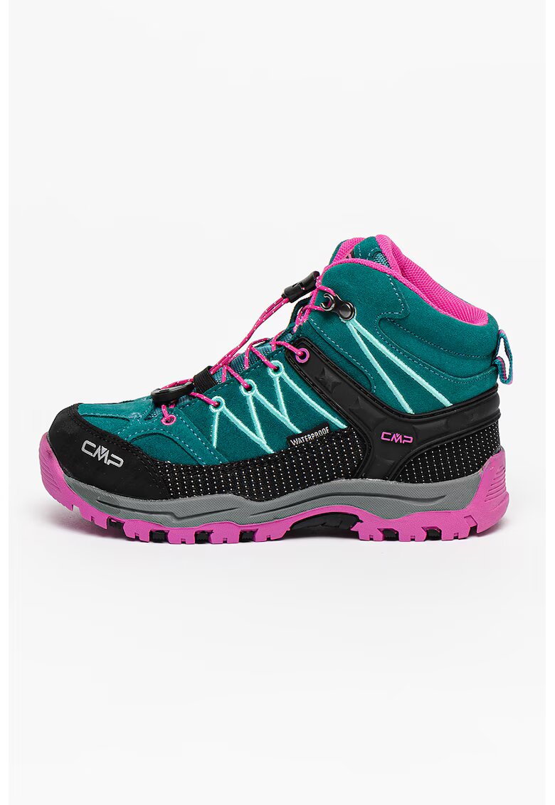 CMP Ghete impermeabile pentru trekking Rigel - Negru/Verde aquamarin