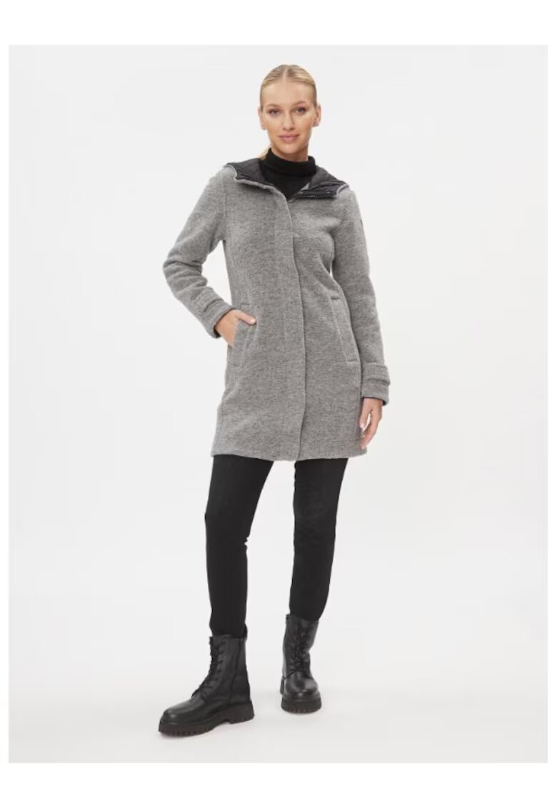 CMP Palton dama - 302873937 - Lana - Gri - Gri
