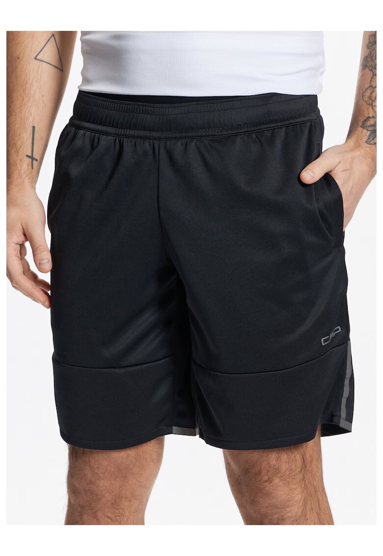 CMP Pantaloni scurti pentru barbati - Poliester - Negru - Negru