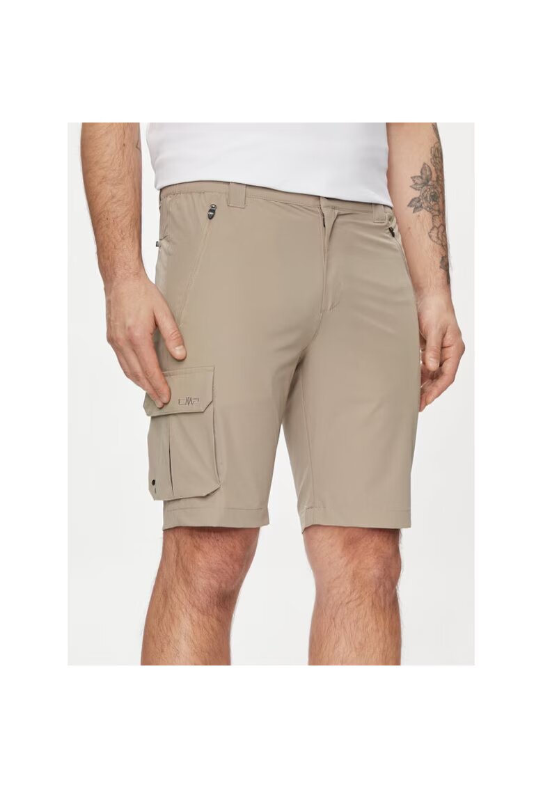 CMP Pantaloni scurti sport barbati - 441869 - Bej - Poliester