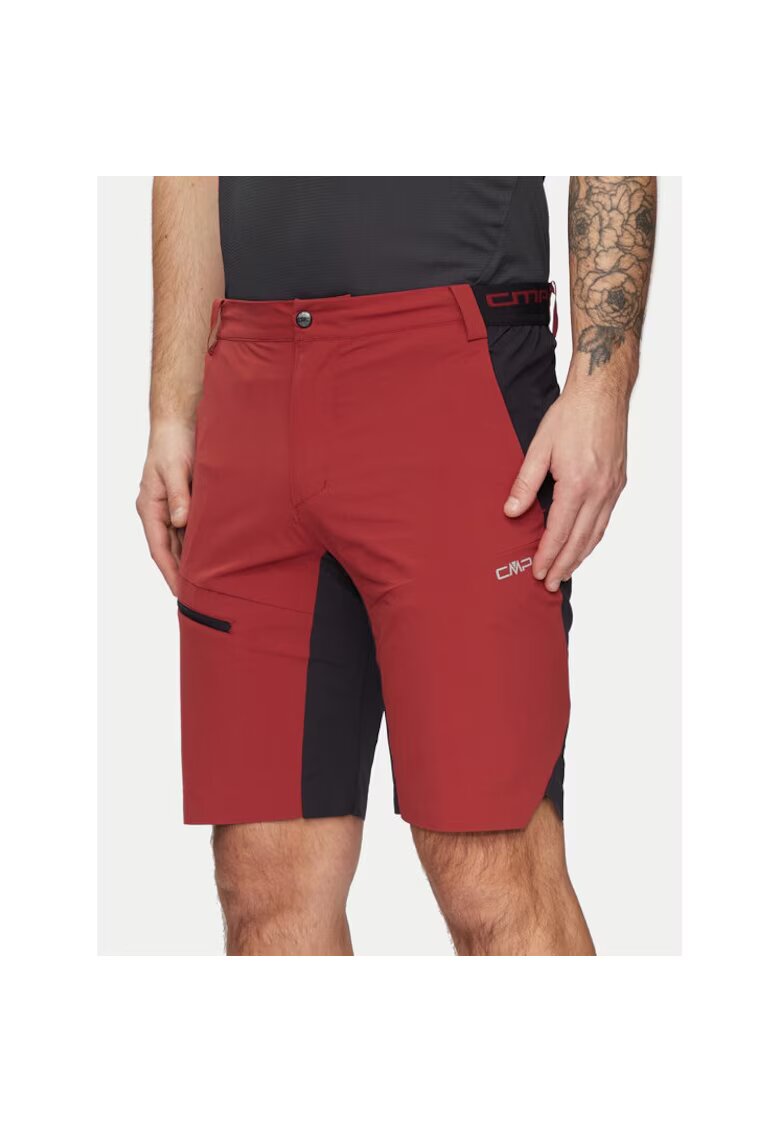 CMP Pantaloni scurti sport barbati - 442309 - Maro - Poliester