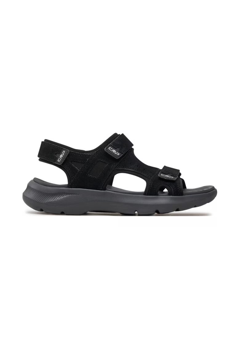 CMP Sandale barbati - 303732 - Piele naturala - Negru - Negru