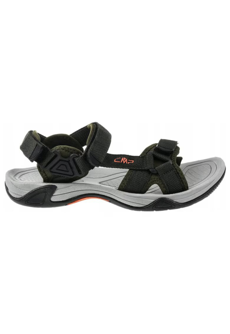 CMP Sandale Hamal Hiking barbati - Piele ecologica - Negru/Gri - 46