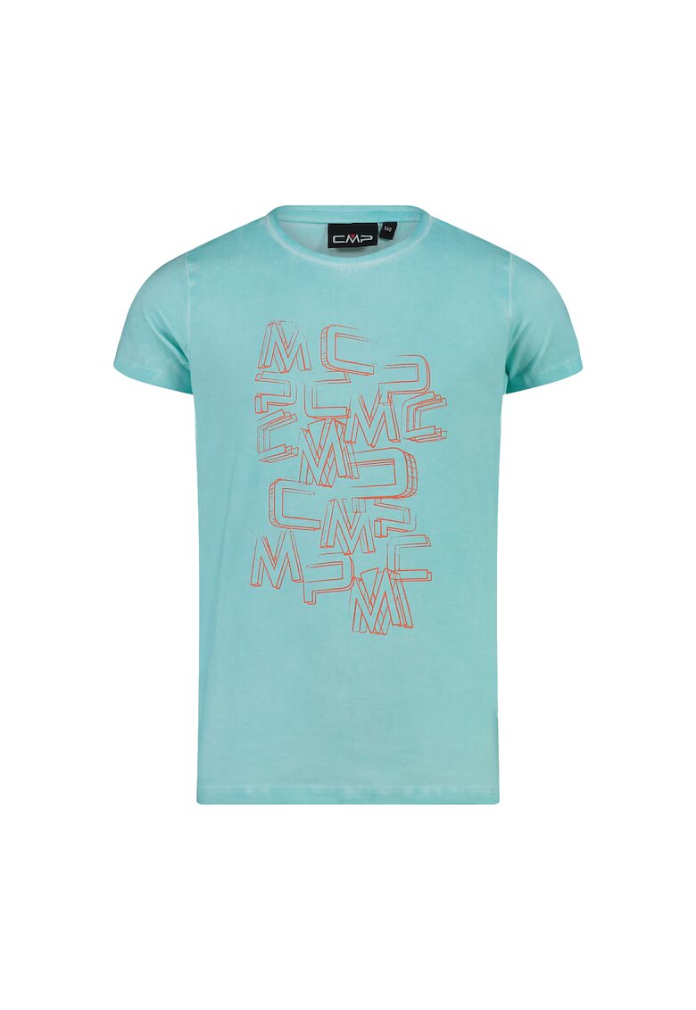 CMP Tricou copii 39T7555 - Verde/Verde menta