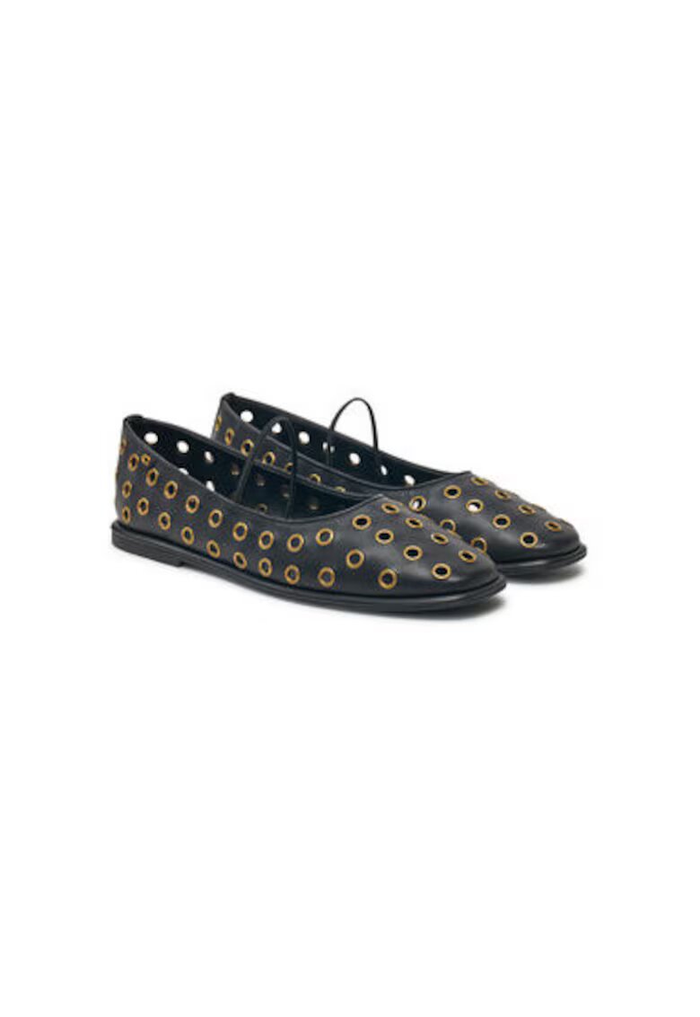 Coach Balerini CZ377 - Piele naturala - Negru - Negru