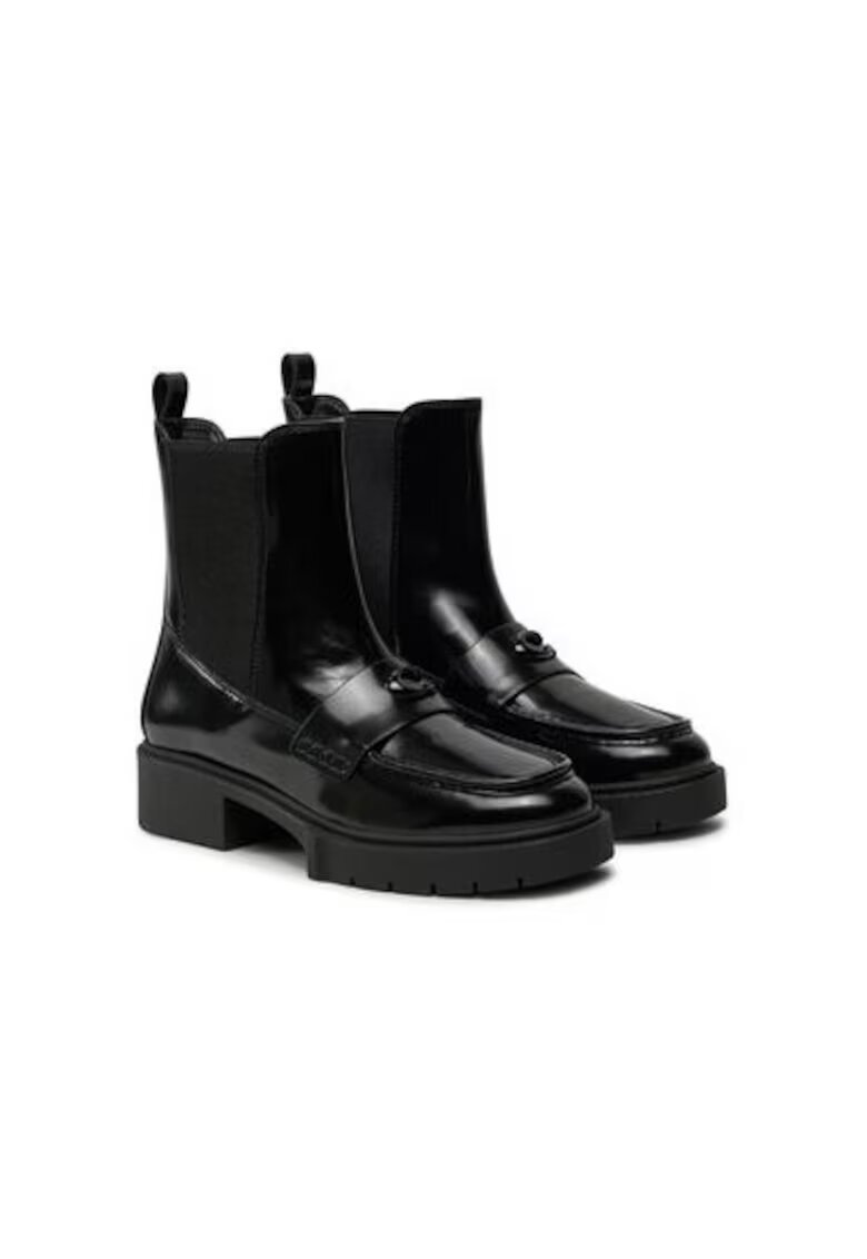 Coach Botine dama CX024 - Piele naturala - Negru - Negru