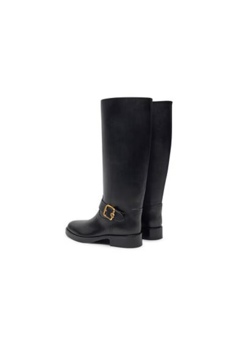 Coach Cizme inalte dama CW978 - Piele naturala - Negru