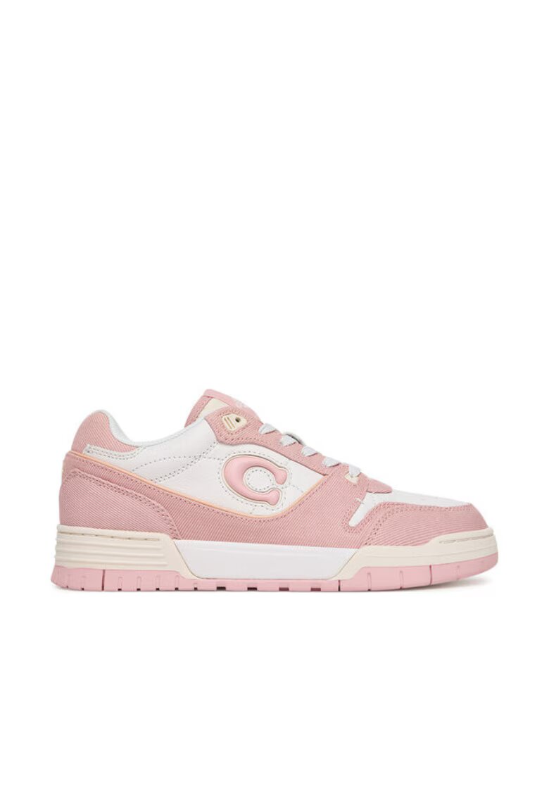 Coach Tenisi dama - piele naturala - alb/roz