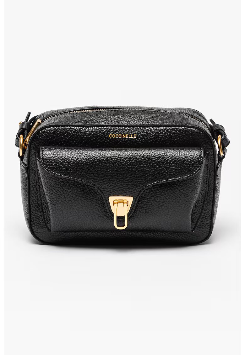 COCCINELLE Geanta crossbody de piele Beat Soft - Negru