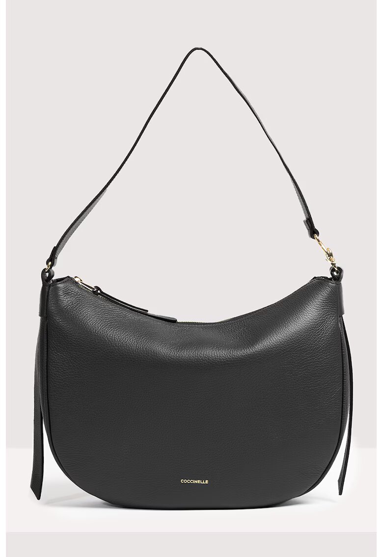 COCCINELLE Geanta din piele cu bareta de umar C-Easy - Negru