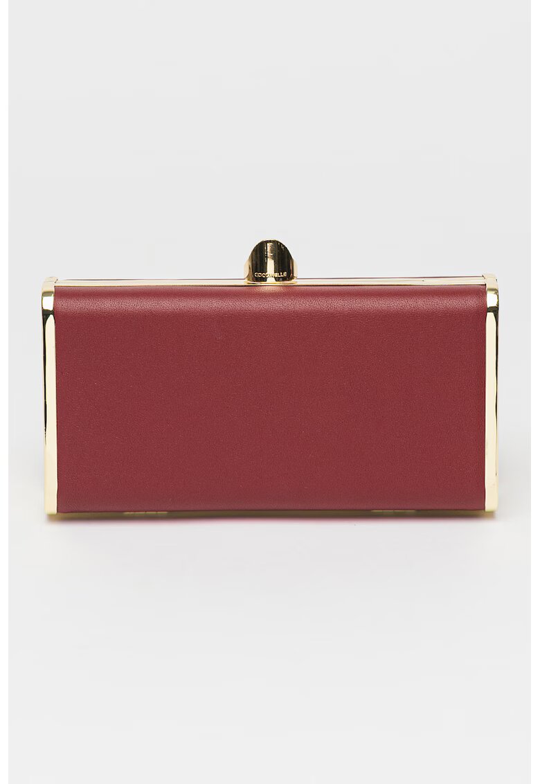 COCCINELLE Geanta minaudiere de piele Liv - Violet tyrian