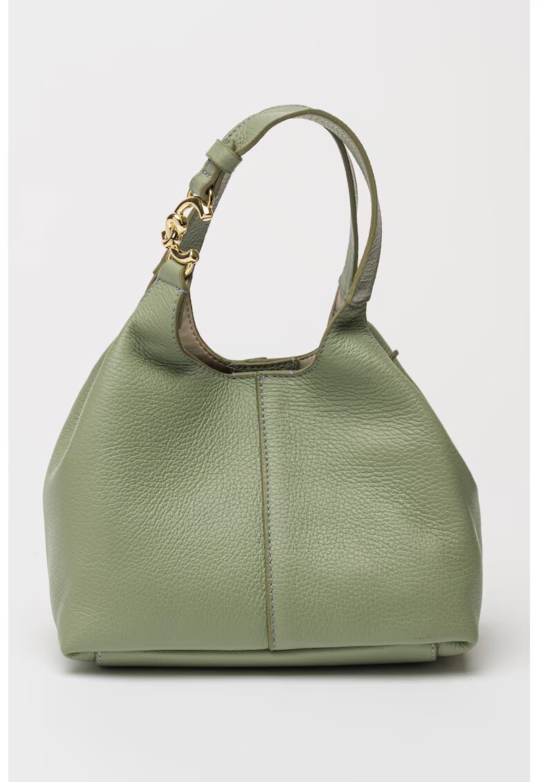 COCCINELLE Geanta tote din piele Easy - Verde deschis