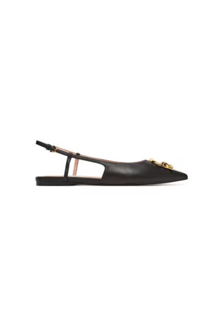 COCCINELLE Sandale unisex SB3 21 02 01 001 - Piele naturala - Negru - Negru