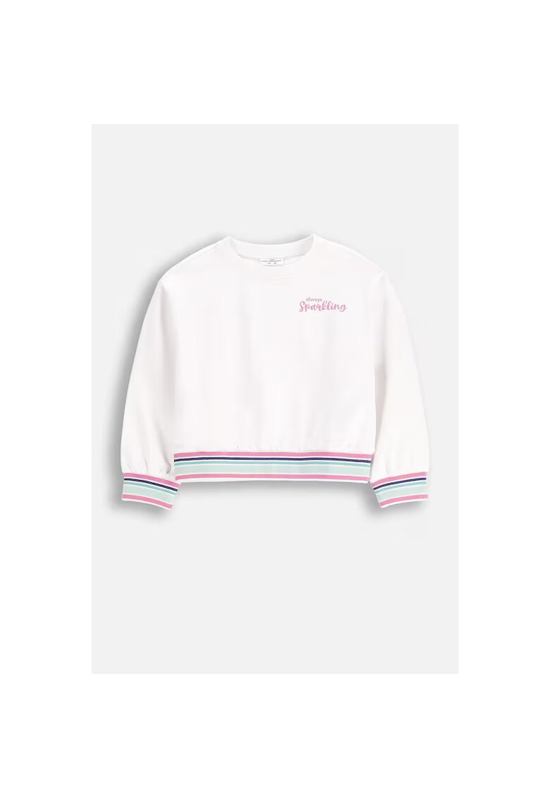 Coccodrillo Bluza sport cu design inovator - Alb