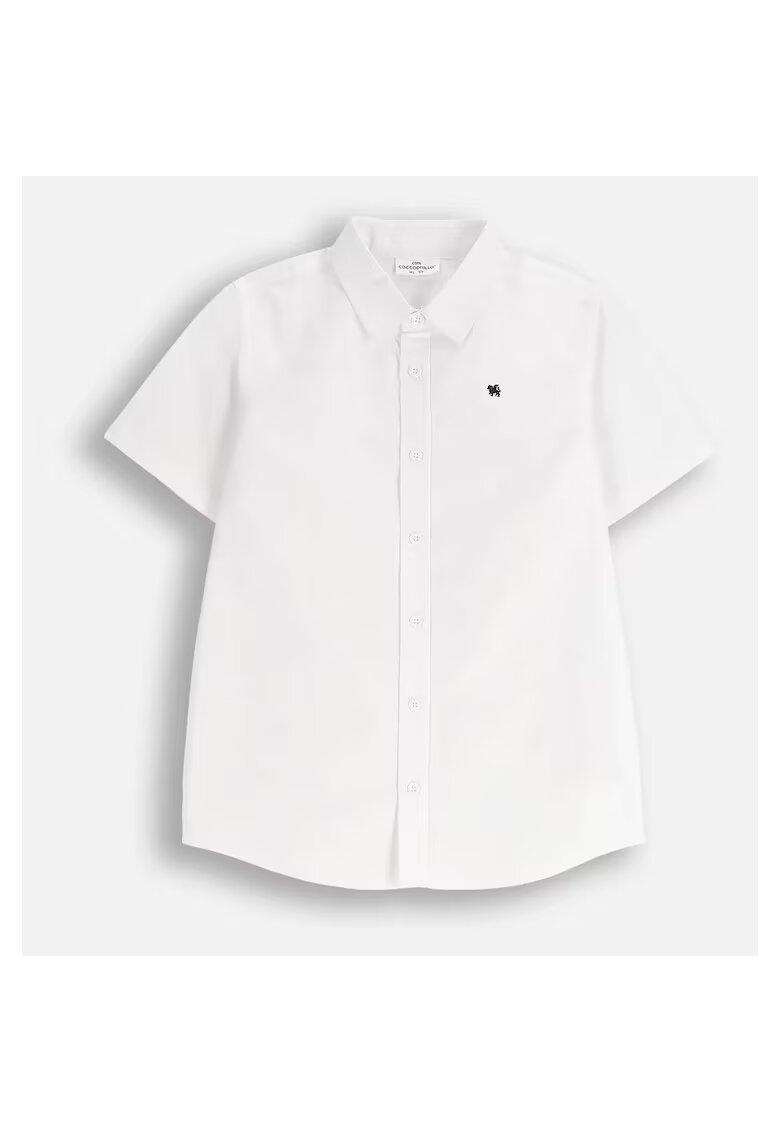 Coccodrillo Camasa cu maneca scurta si broderie discreta