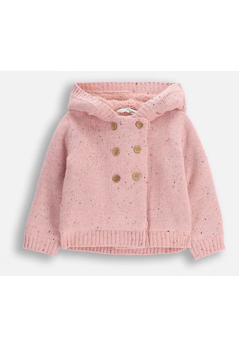 Coccodrillo Cardigan cu gluga si doua randuri de nasturi
