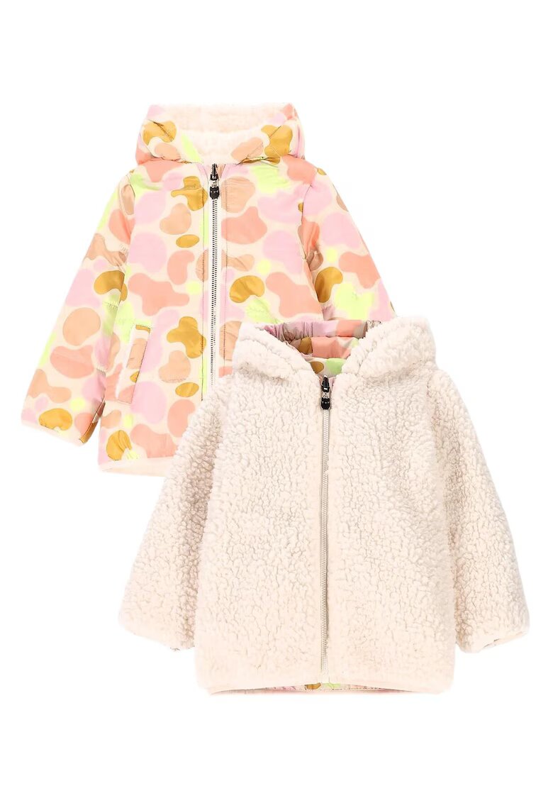 Coccodrillo Jacheta reversibila cu gluga - Multicolor