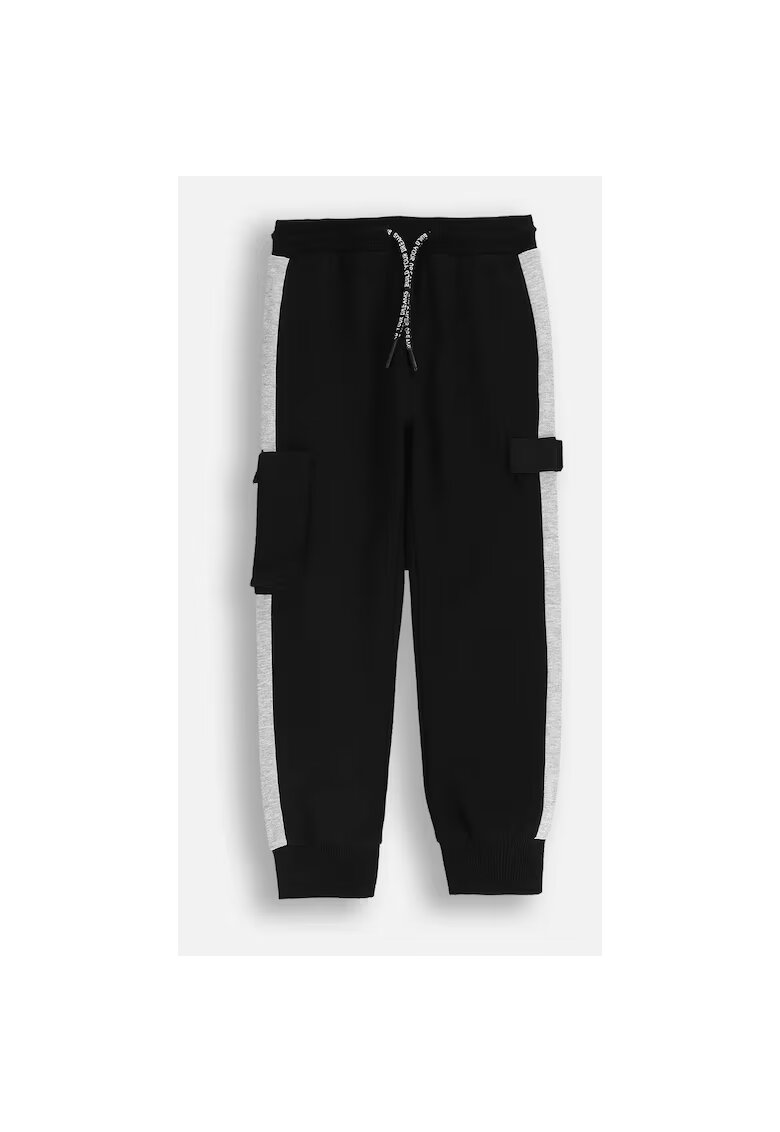 Coccodrillo Pantaloni de trening cu benzi laterale contrastante -