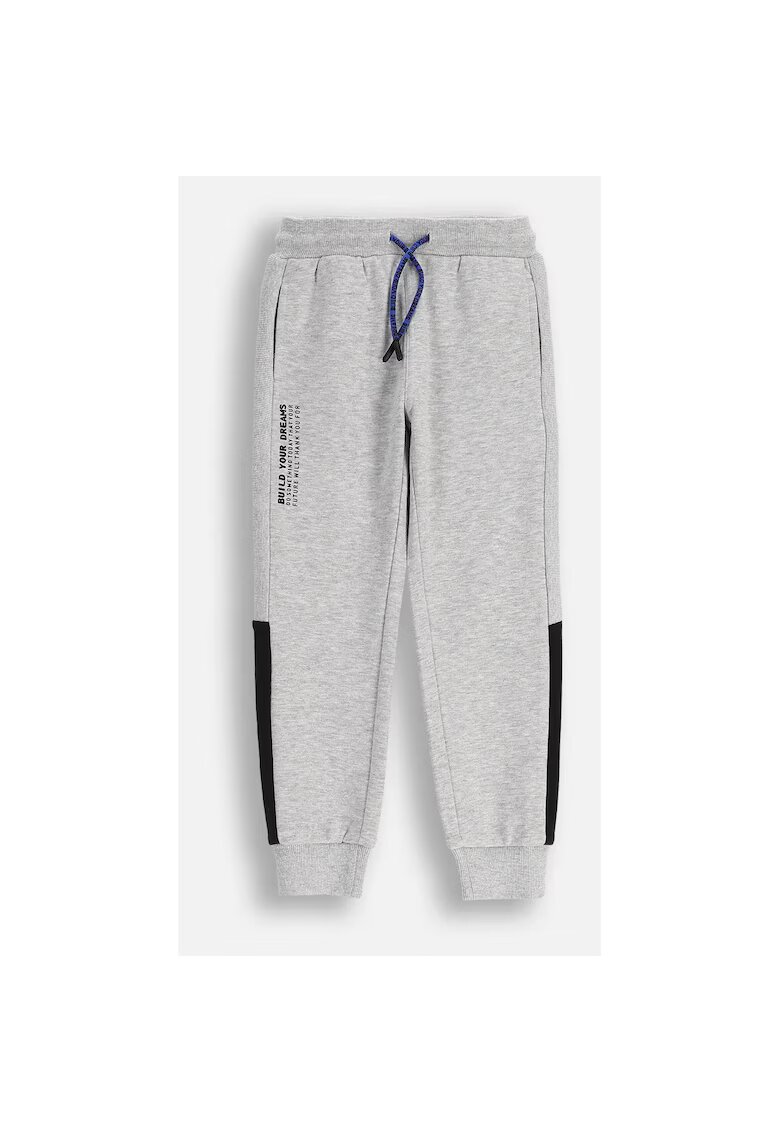 Coccodrillo Pantaloni de trening uni cu talie ajustabila