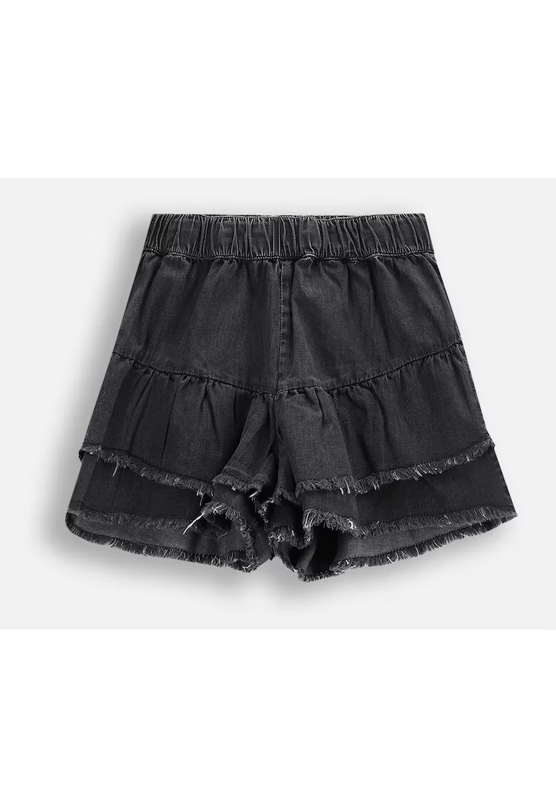 Coccodrillo Pantaloni scurti din denim cu terminatii franjurate -