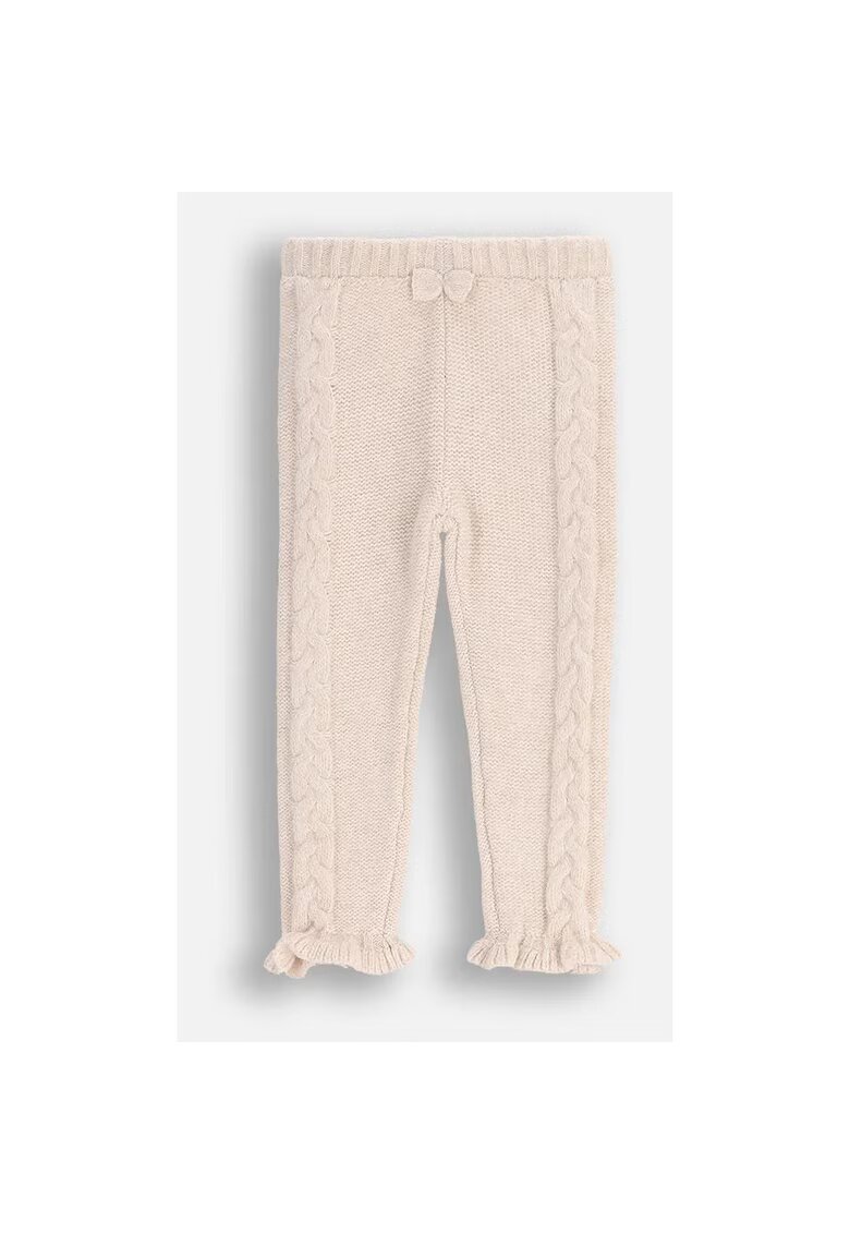 Coccodrillo Pantaloni tricotati cu torsade
