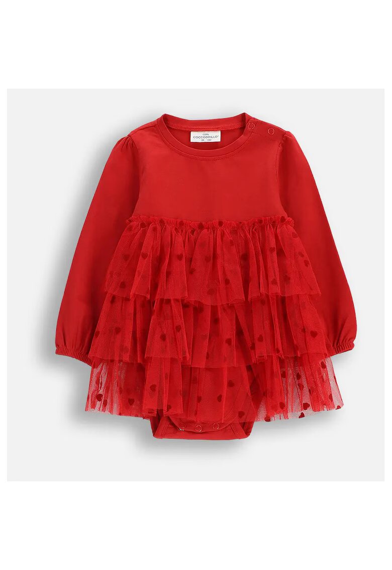 Coccodrillo Rochie cu aplicatii de tul