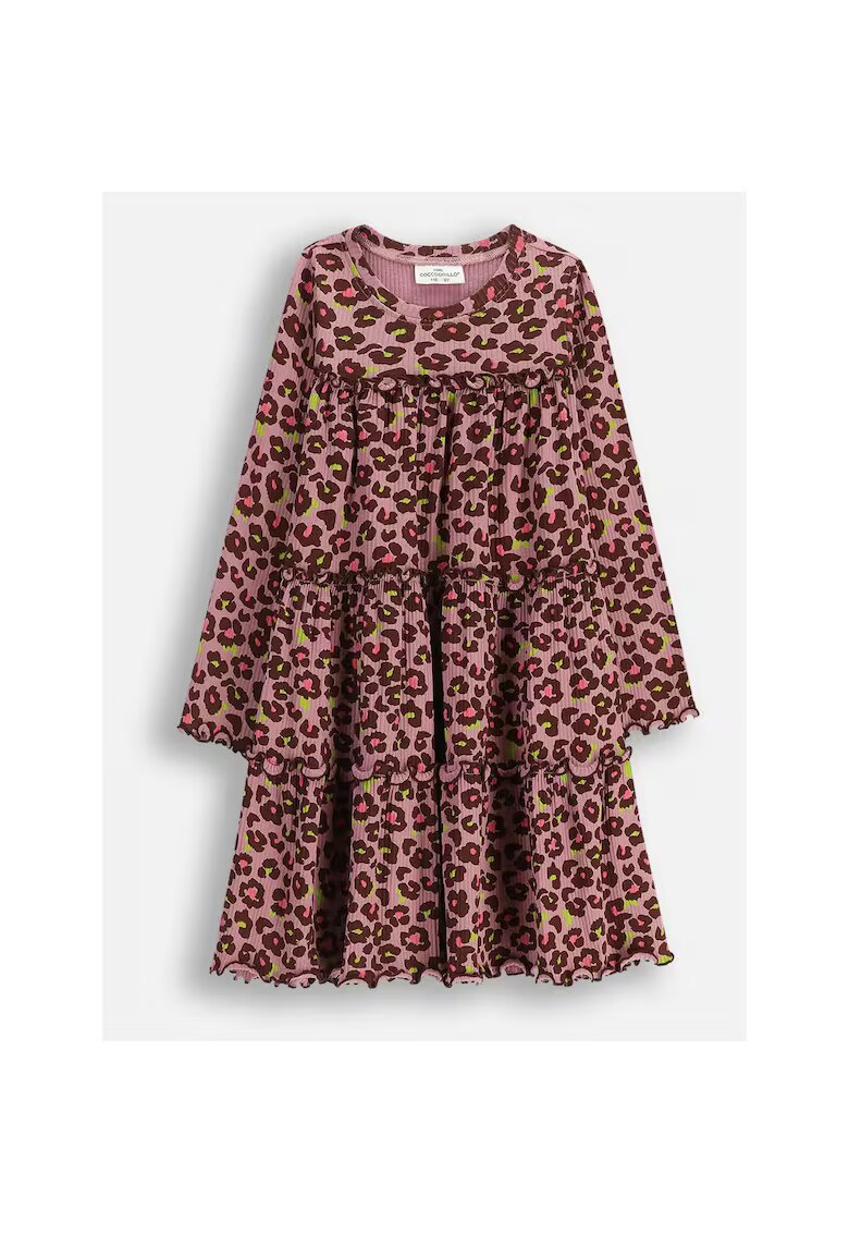 Coccodrillo Rochie evazata cu animal print