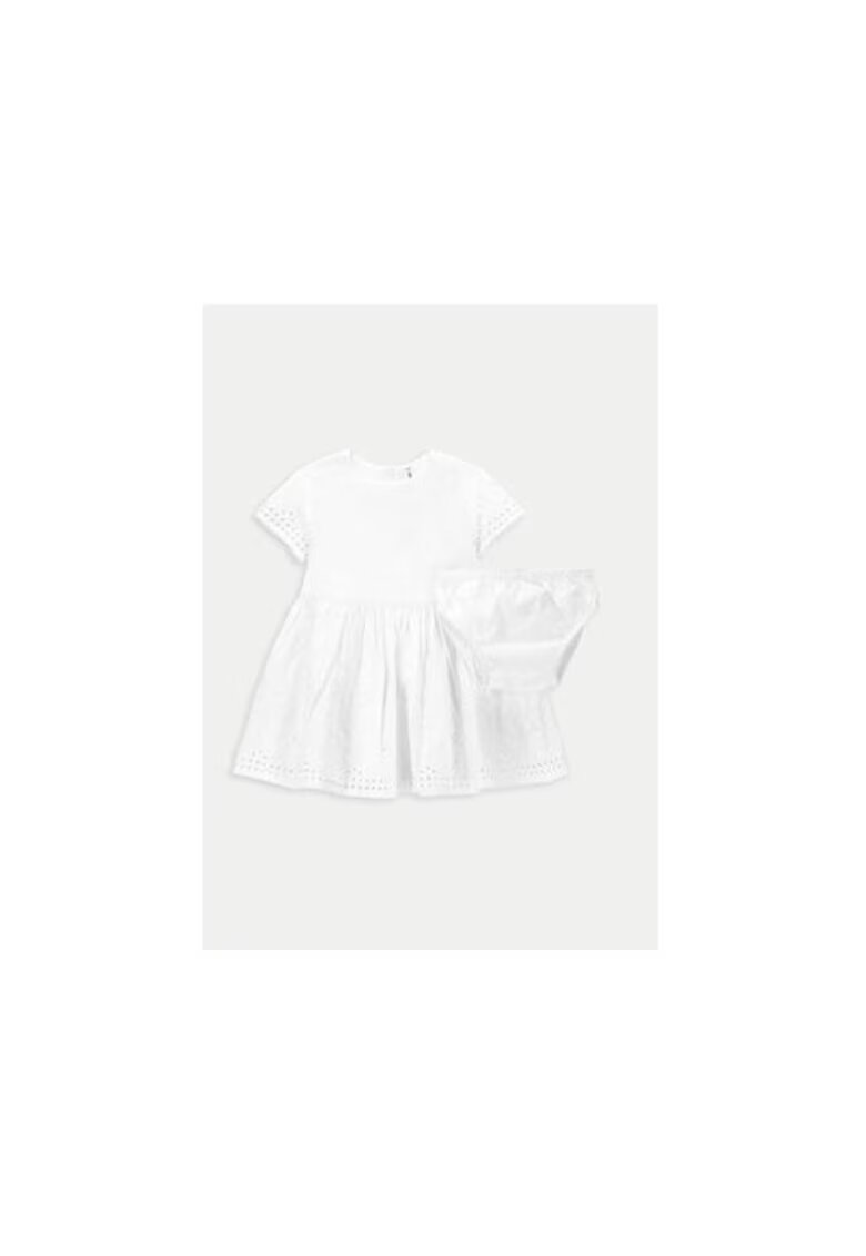 Coccodrillo Rochie fete - 049460 - Alb - Bumbac - Alb