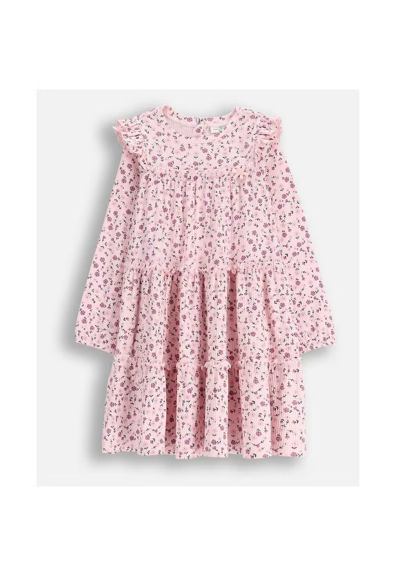 Coccodrillo Rochie fete - cu dungi - imprimeu floral - bumbac