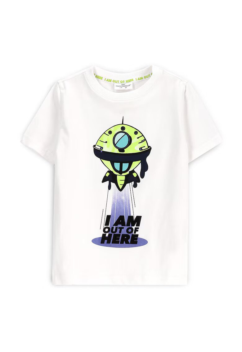 Coccodrillo Tricou baieti WC5143202CBK - Bumbac - Alb - Alb