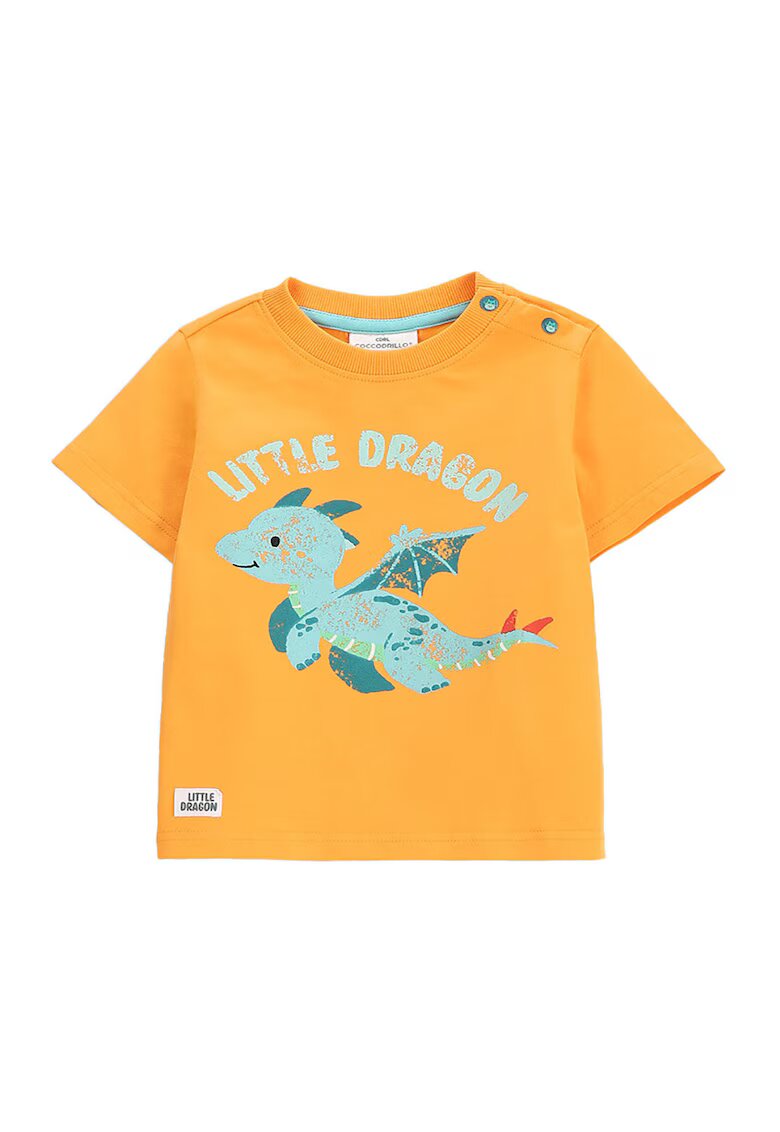 Coccodrillo Tricou baieti WC5143202DBN - Bumbac/Elastan - Portocaliu - Portocaliu