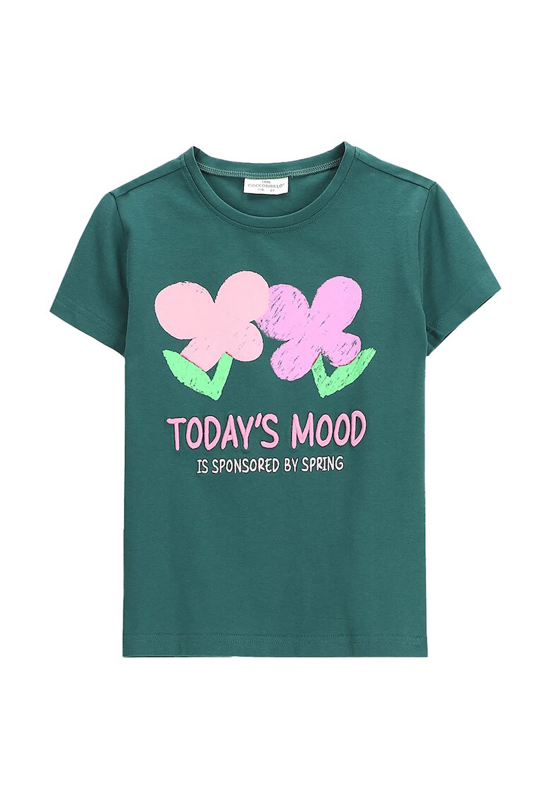 Coccodrillo Tricou fete WC5143203MGK - Bumbac/Elastan - Verde - Verde