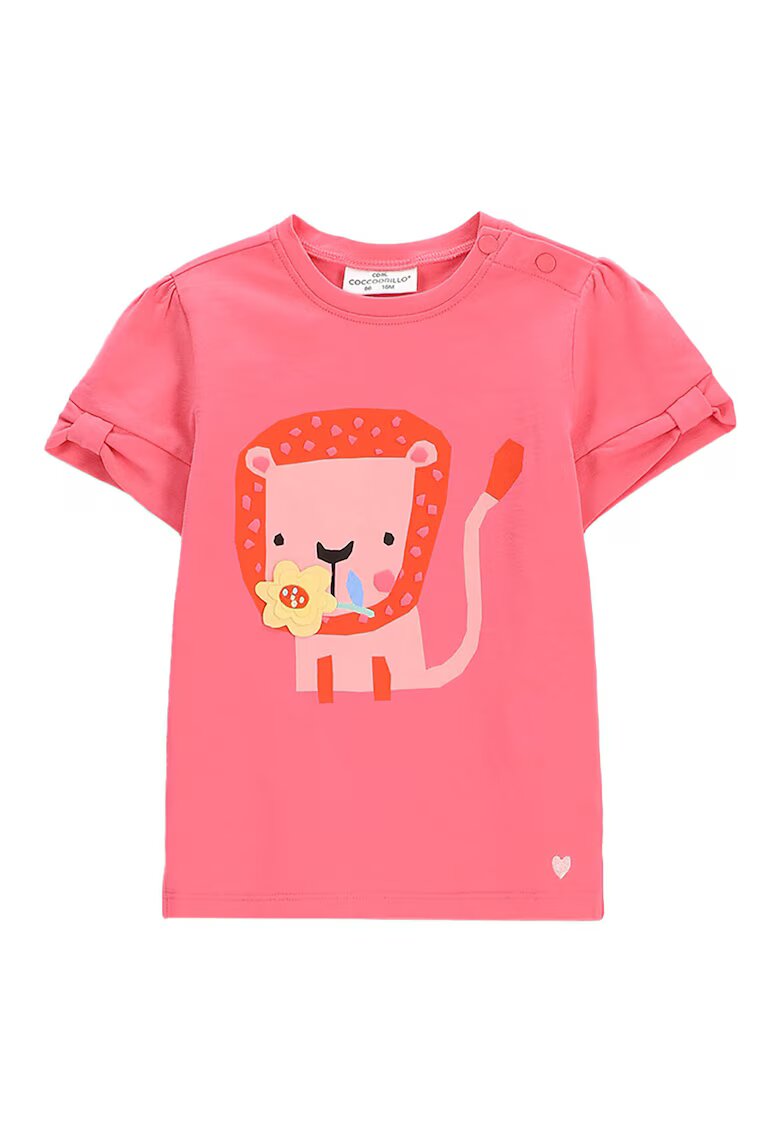 Coccodrillo Tricou fete WC5143203TGN - Bumbac/Elastan - Roz - Roz