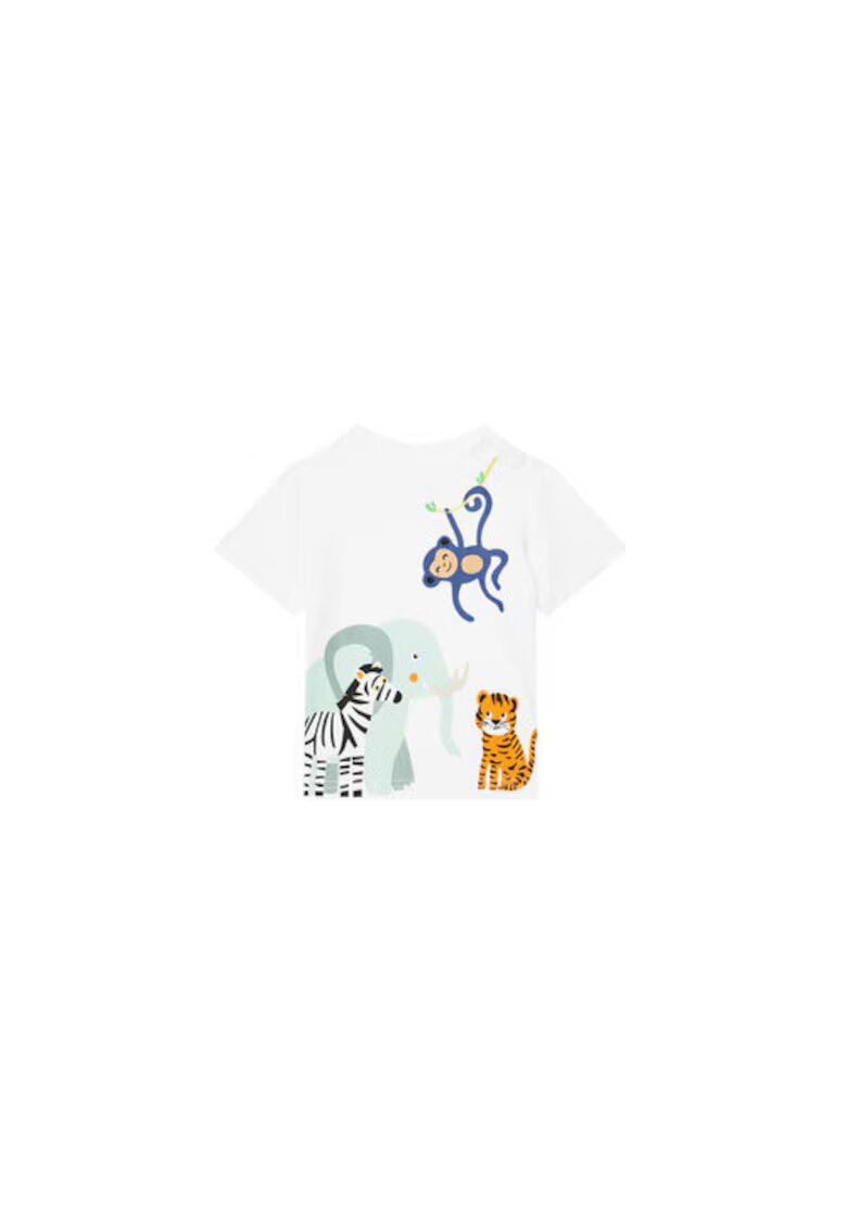 Coccodrillo Tricou pentru baieti WC5143201TBN - Bumbac/Elastan - Alb - Alb