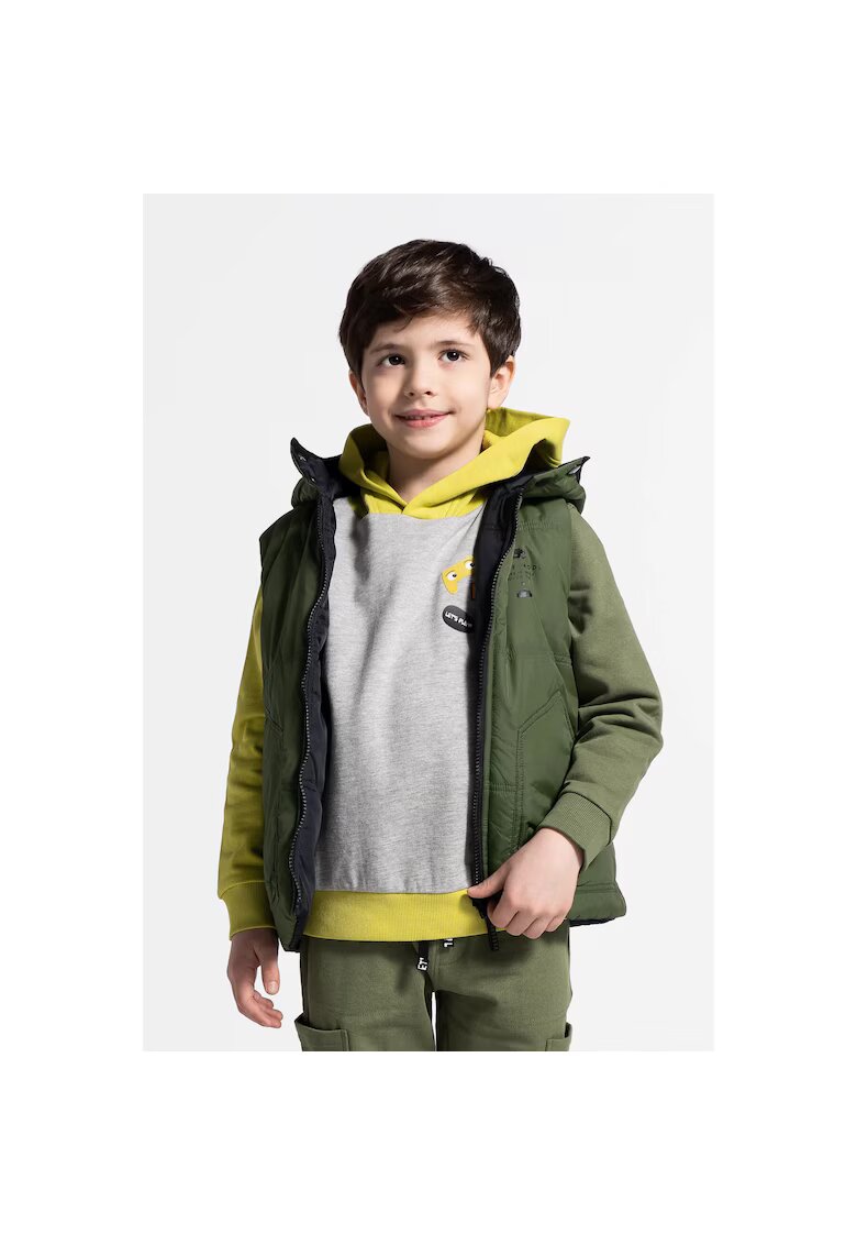 Coccodrillo Vesta verde/negru - material rezistent - pentru baieti - ideala pentru utilizare zilnica - poliester