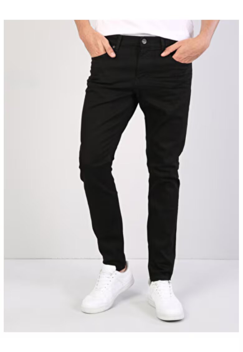 COLIN'S Blugi barbati - 41 Danny - Talie Joasa - Bumbac - Slim fit - Negru