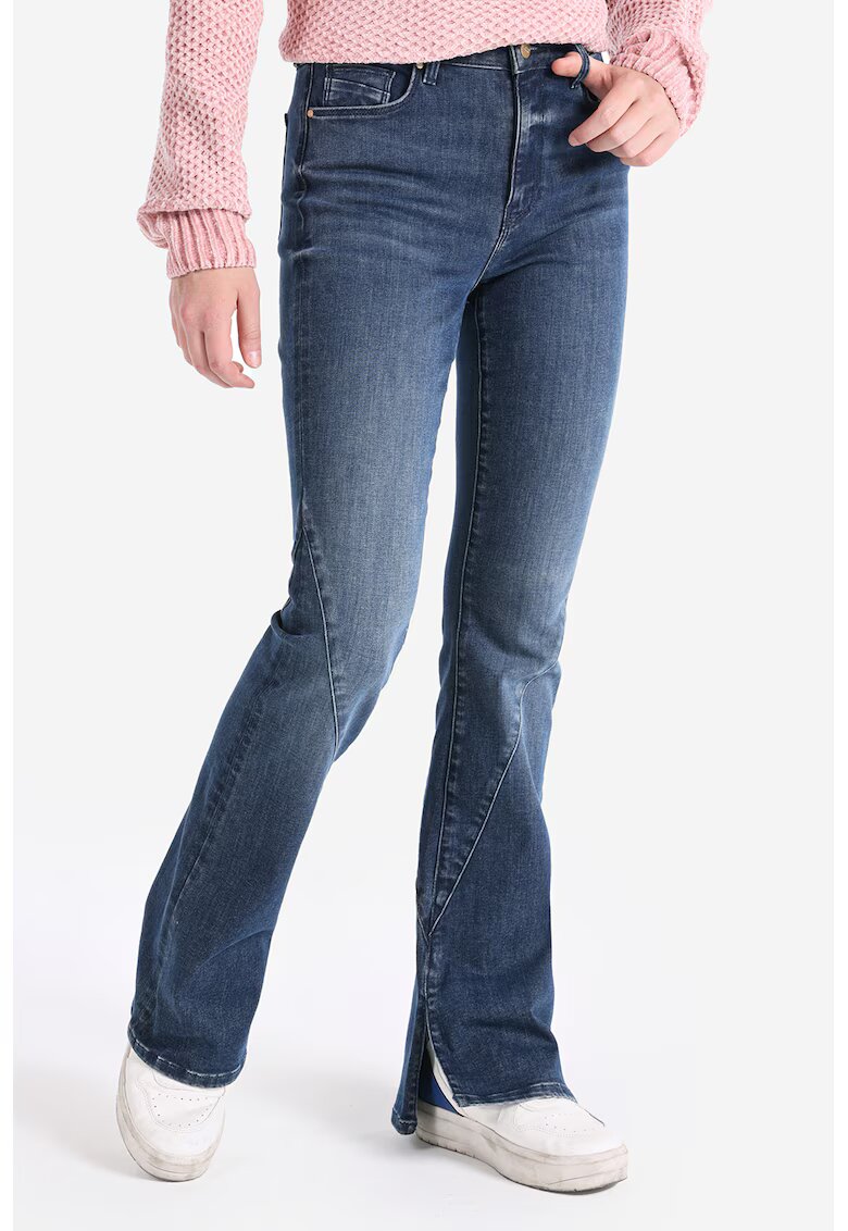 COLINS Blugi bootcut cu talie medie - Albastru inchis