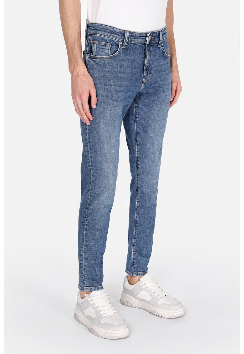COLIN'S Blugi crop cu croiala slim-fit - Albastru deschis