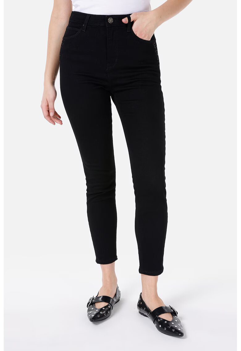 COLIN'S Blugi crop skinny - Negru