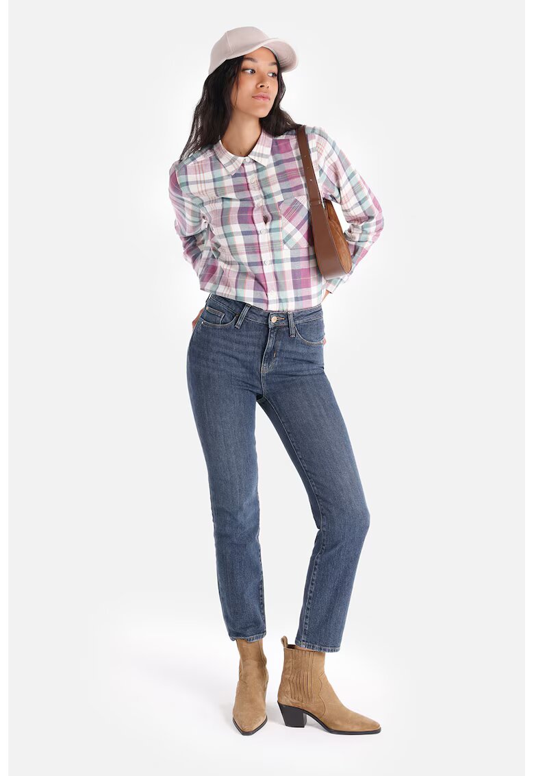 COLINS Blugi crop slim fit - Albastru inchis
