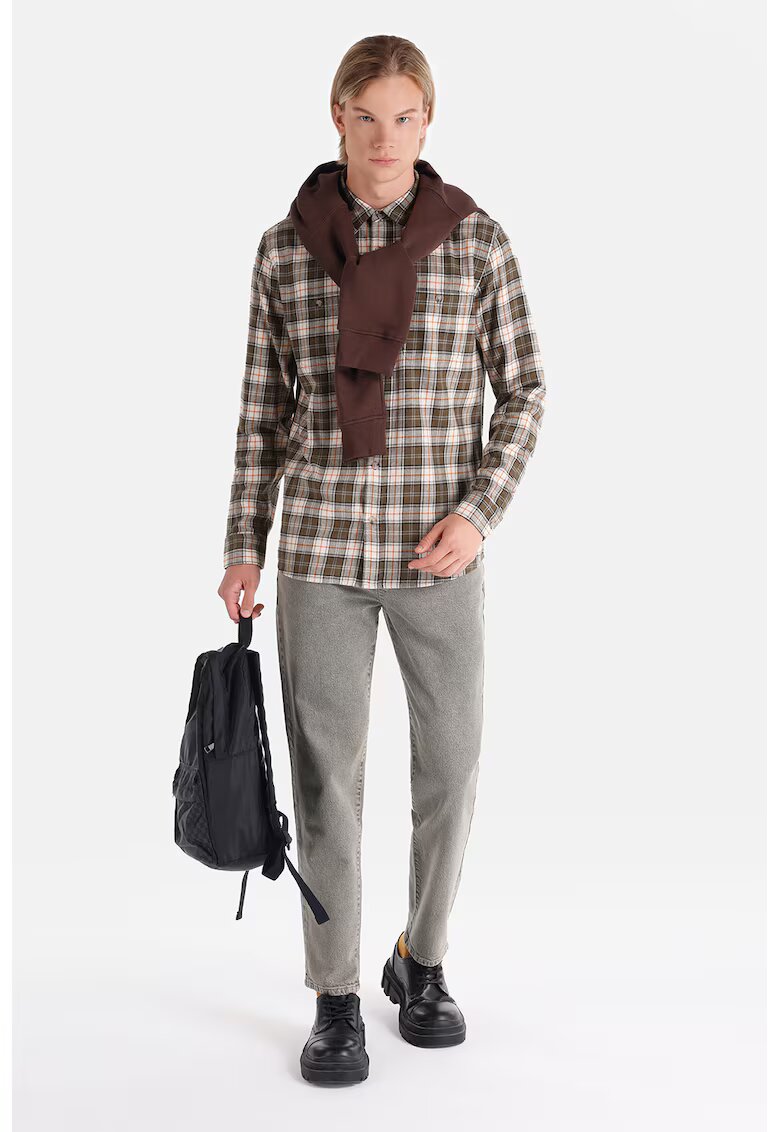 COLINS Blugi regular fit cu 5 buzunare - Gri melange