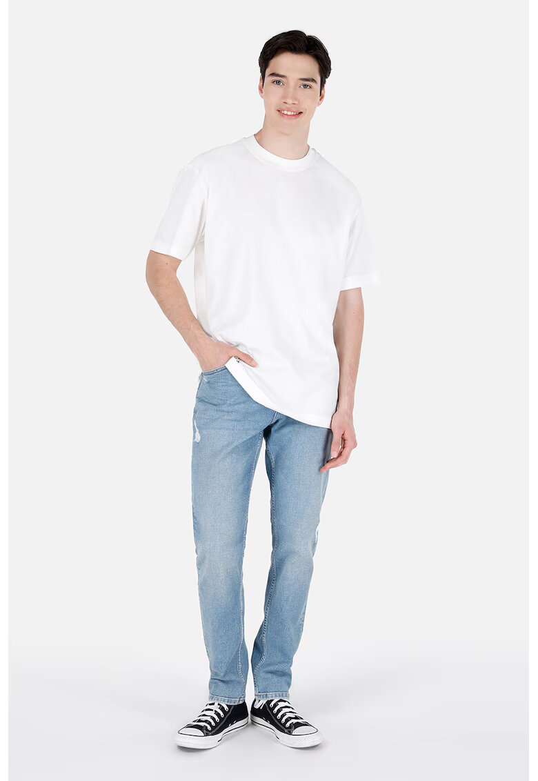 COLINS Blugi regular fit cu aspect decolorat Jack - Albastru pastel