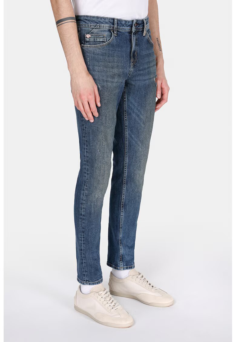 COLIN'S Blugi regular fit cu aspect prespalat - Albastru
